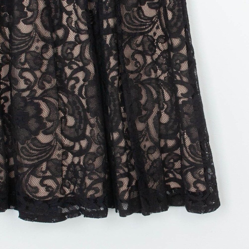 Fire Los Angeles Womens Sleeveless Lace Velvet Mini Dress Size S Goth‎ Witchy - Picture 3 of 9